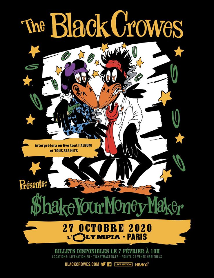 The Black Crowes en concert à Paris ! News RockUrLife webzine