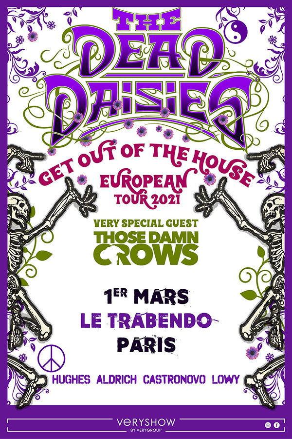 The Dead Daisies Paris Trabendo