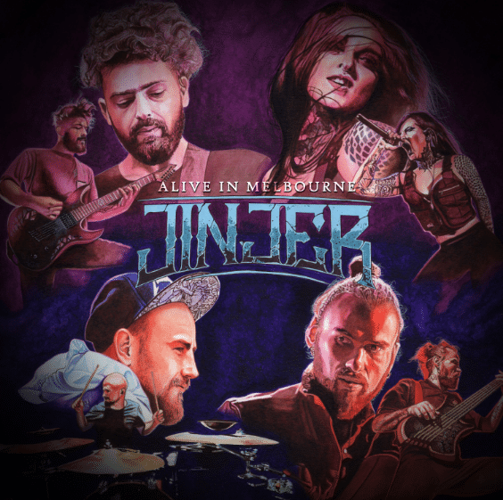 Jinjer Alive In Melbourne cover album