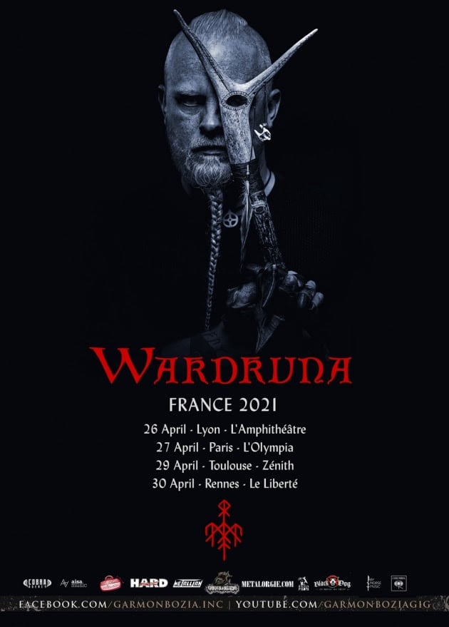 Wardruna tournée française 2021