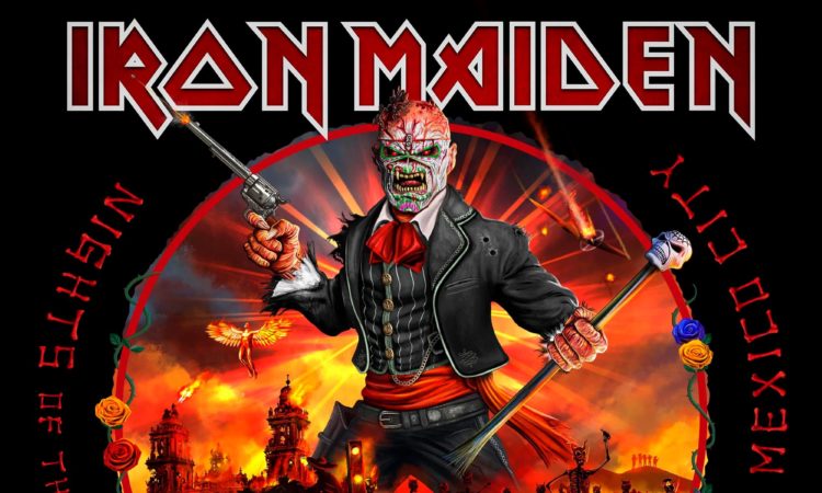 Iron Maiden, Nights Of The Dead - Legacy Of The Beast, Live in Mexico City, album, cover, pochette