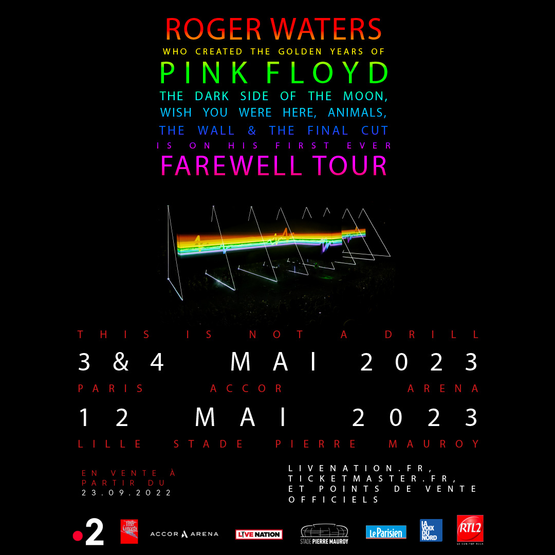 Roger Waters deux concerts en France au printemps 2023 ! News