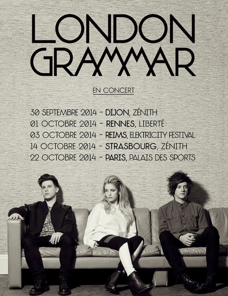 London Grammar nouvelle tournée française annoncée ! RockUrLife webzine rock, metal