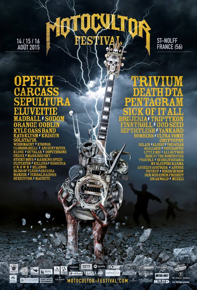 Motocultor Festival 2015 la programmation complete RockUrLife webzine rock metal alternatif pop punk indie