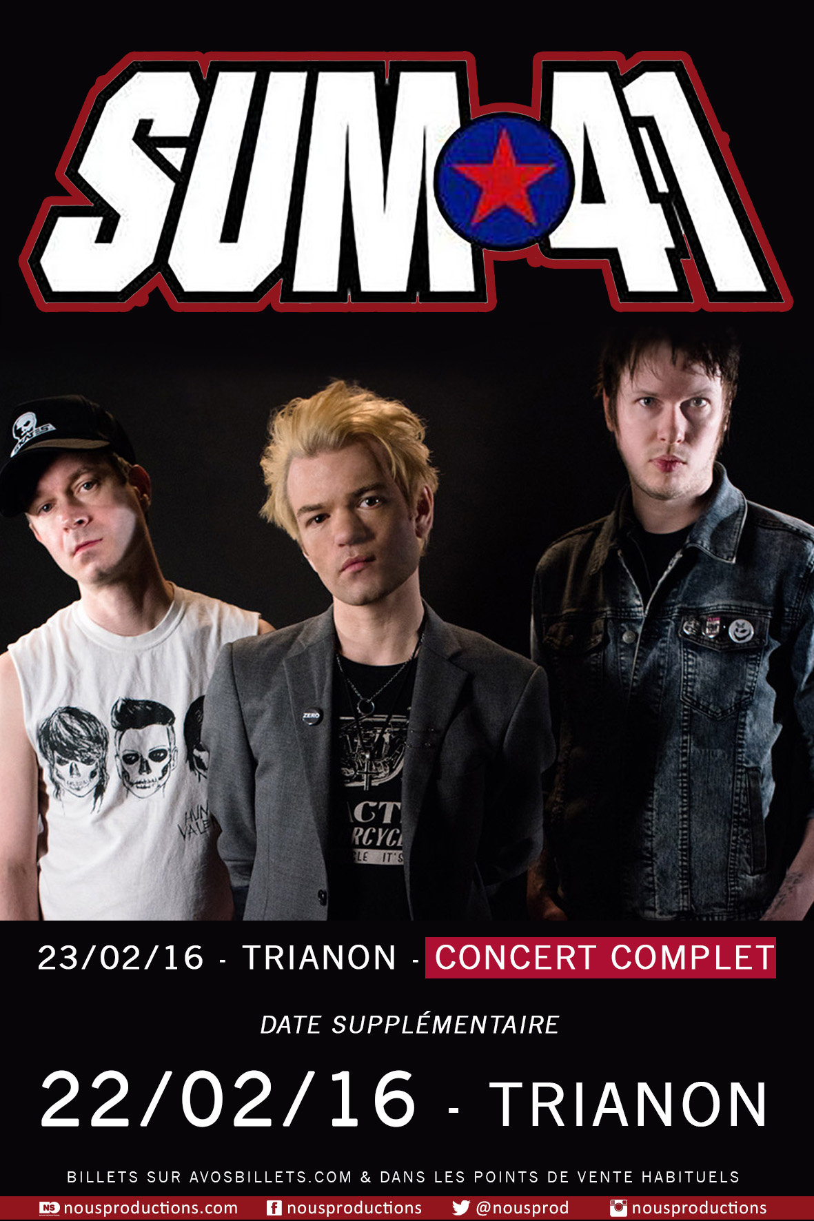 Sum 41 nouvelle date parisienne ! RockUrLife webzine rock
