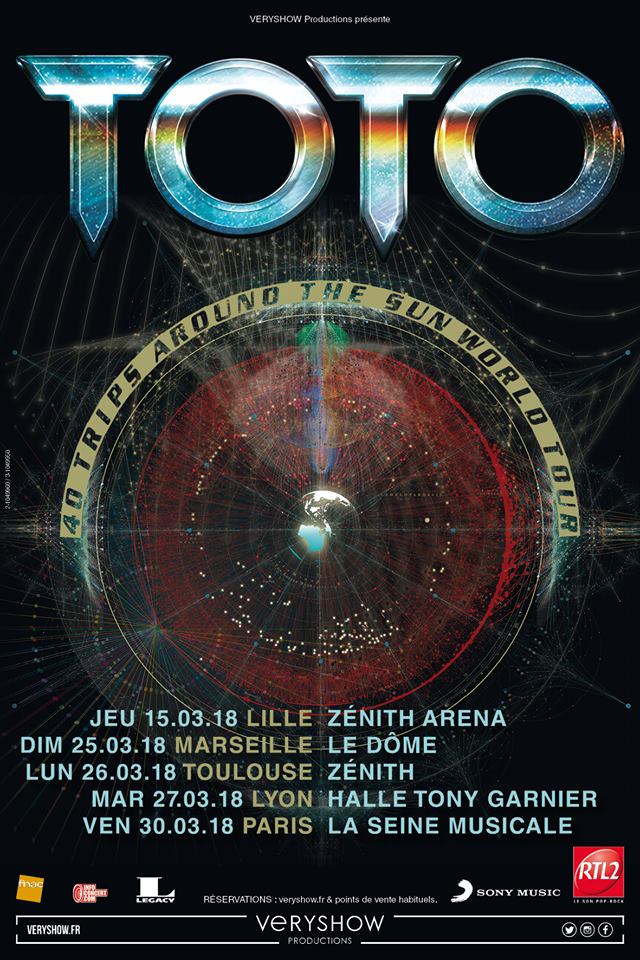 Toto en tournée française ! RockUrLife webzine rock, metal